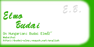 elmo budai business card